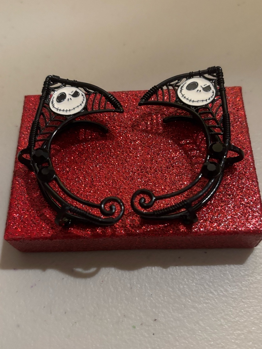 Nightmare before Christmas Ear cuffs Jack Skellington